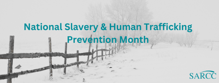 January is Human Trafficking Awareness & Prevention Month