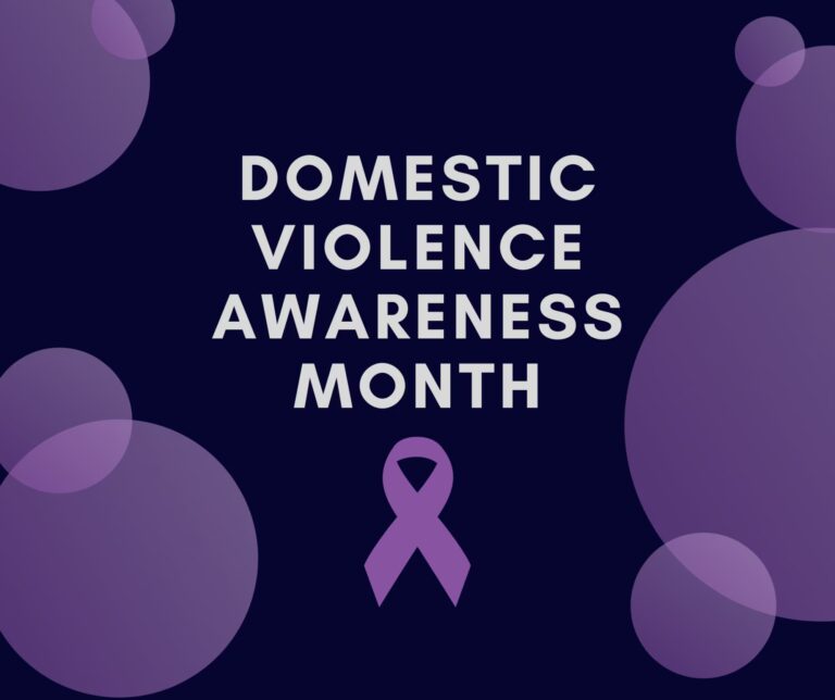 October is Domestic Violence Awareness Month