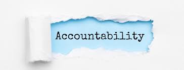 Accountability means [redacted]